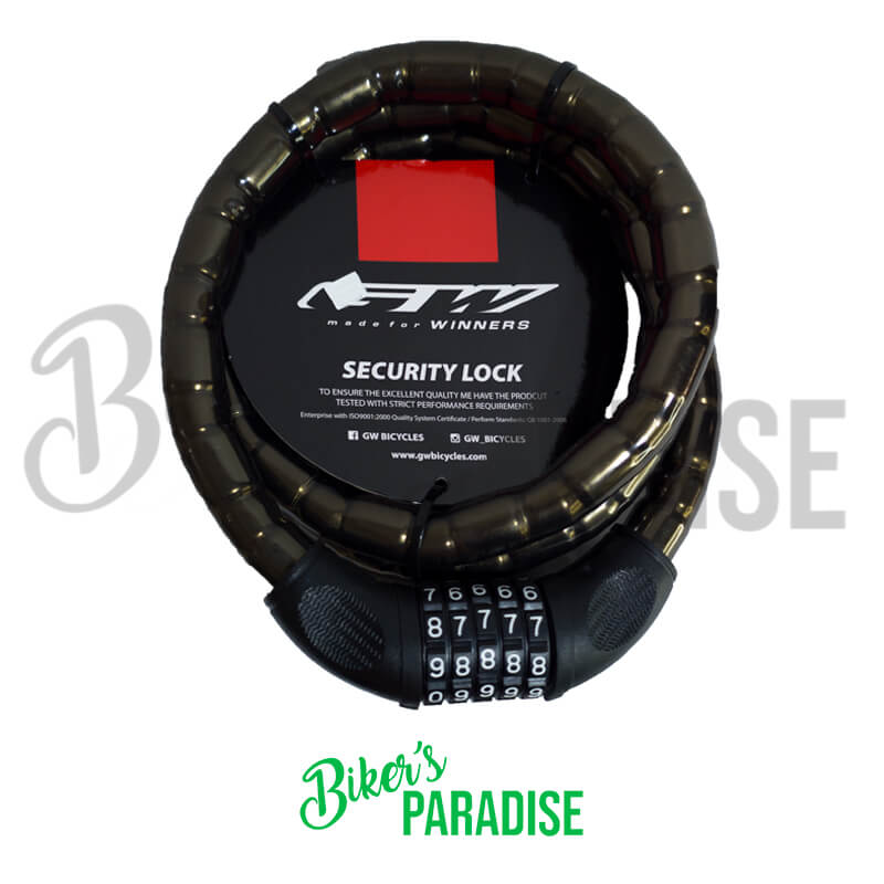 Candado en espiral de clave GW