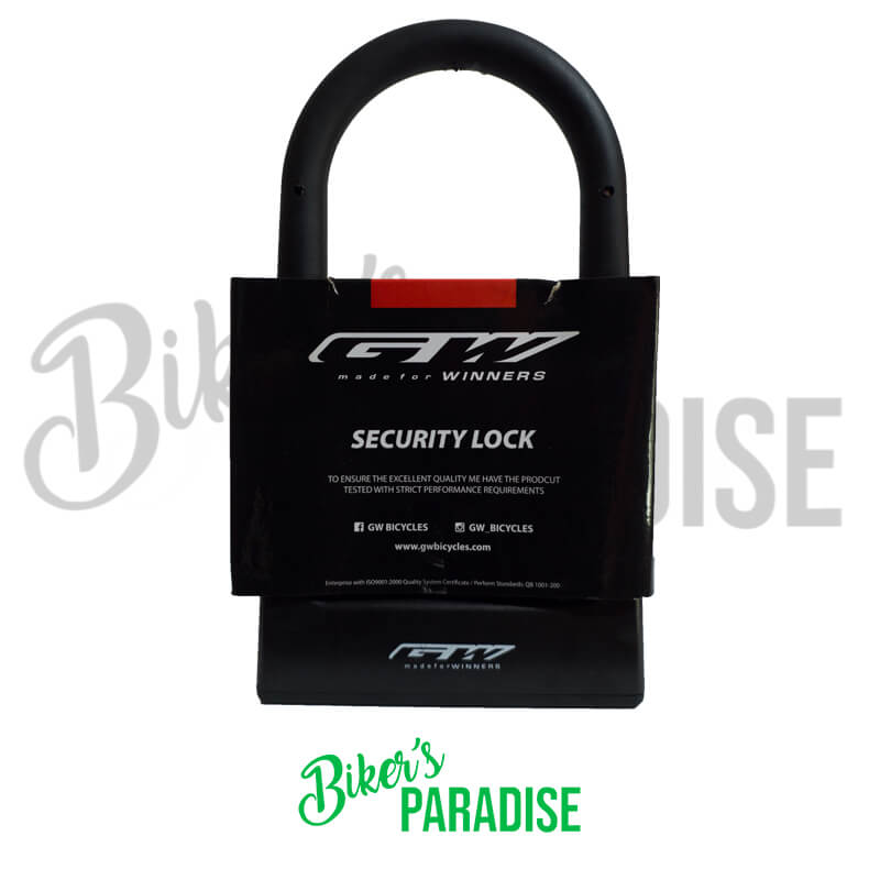 Candado en U con llave GW Black